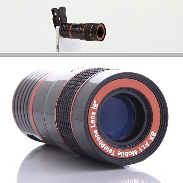 Telephoto PRO Clear Image Lens Zooms 8 times closer! For all Smart Pho