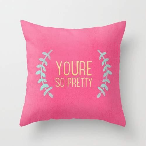 Throw Pillow Cover "You are so pretty" | Scorpius