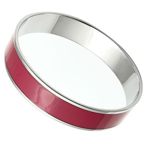 TK530 - High polished (no plating) Stainless Steel Bangle with Epoxy