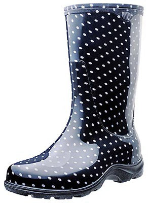 Principle Plastics 5013BP10 Polka Dot Tall Boot, Size 10