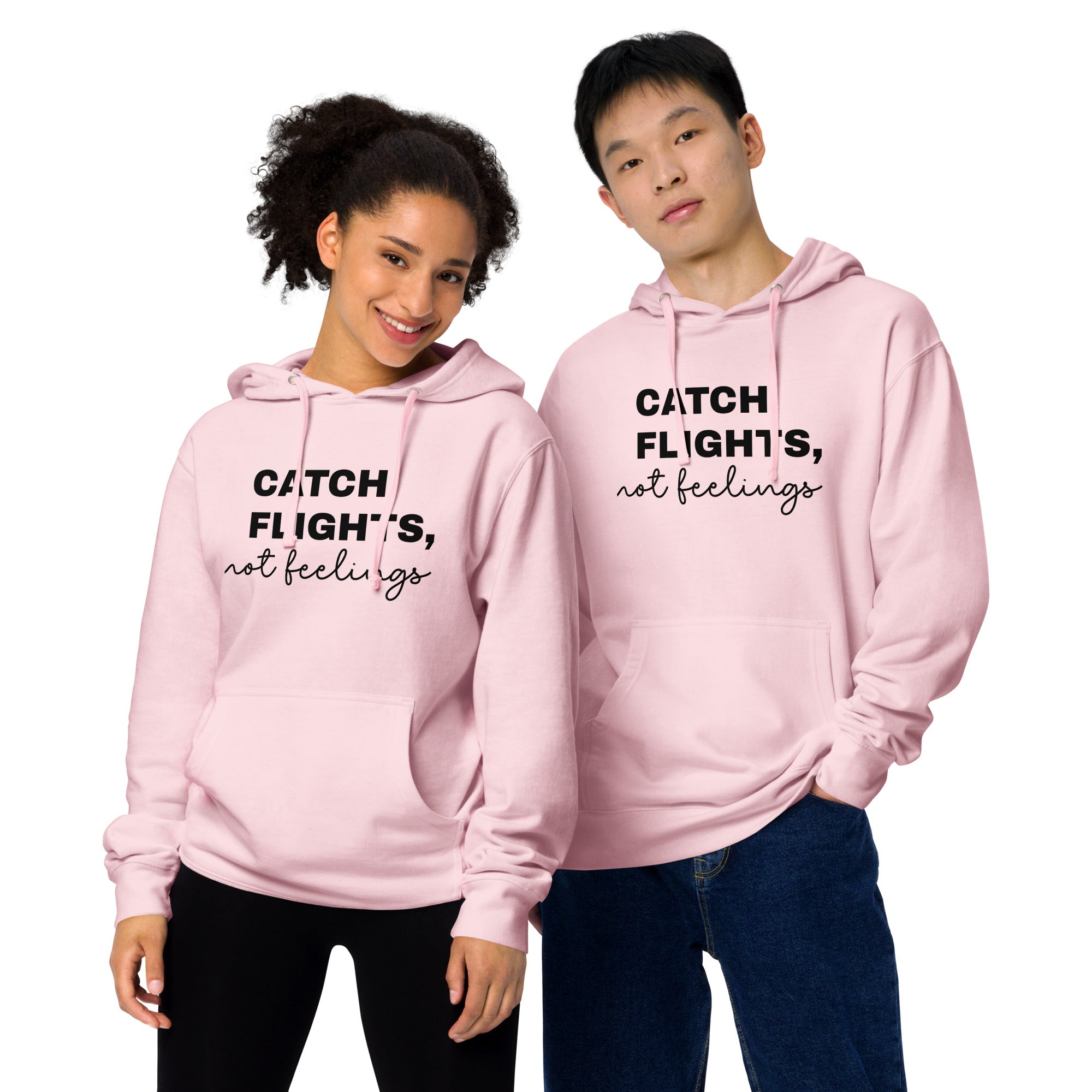 CHBS Unisex Catch Flights Not Feelings hoodie