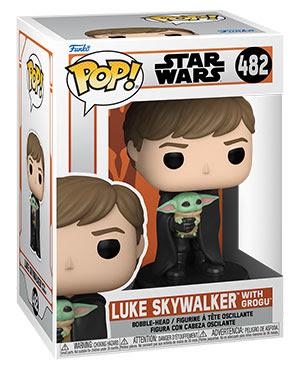 Funko Pop Star Wars: Mandalorian- Luke Skywalker w/Grogu