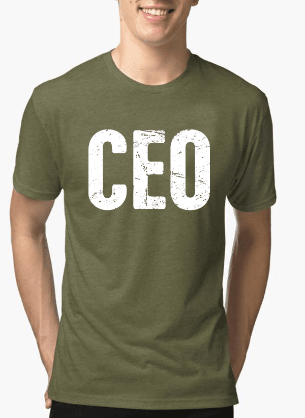 CEO Half Sleeves Melange T-shirt | Scorpius