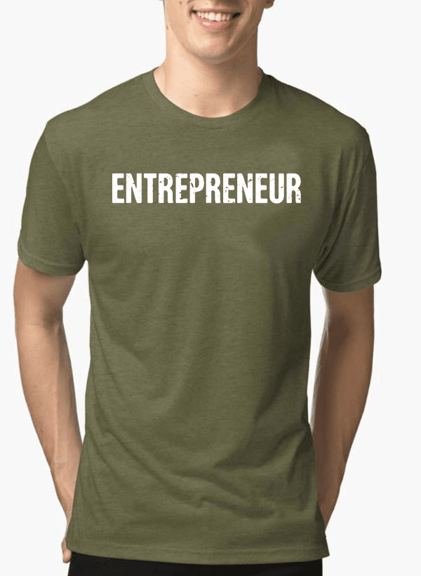 Entrepreneur Half Sleeves Melange T-shirt | Scorpius