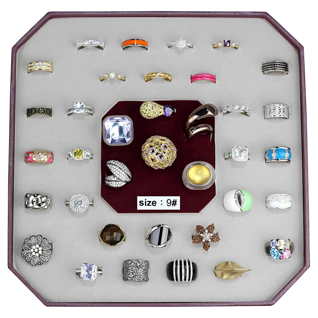 VK-019-SIZE9 - Assorted Brass Ring with Assorted in Assorted