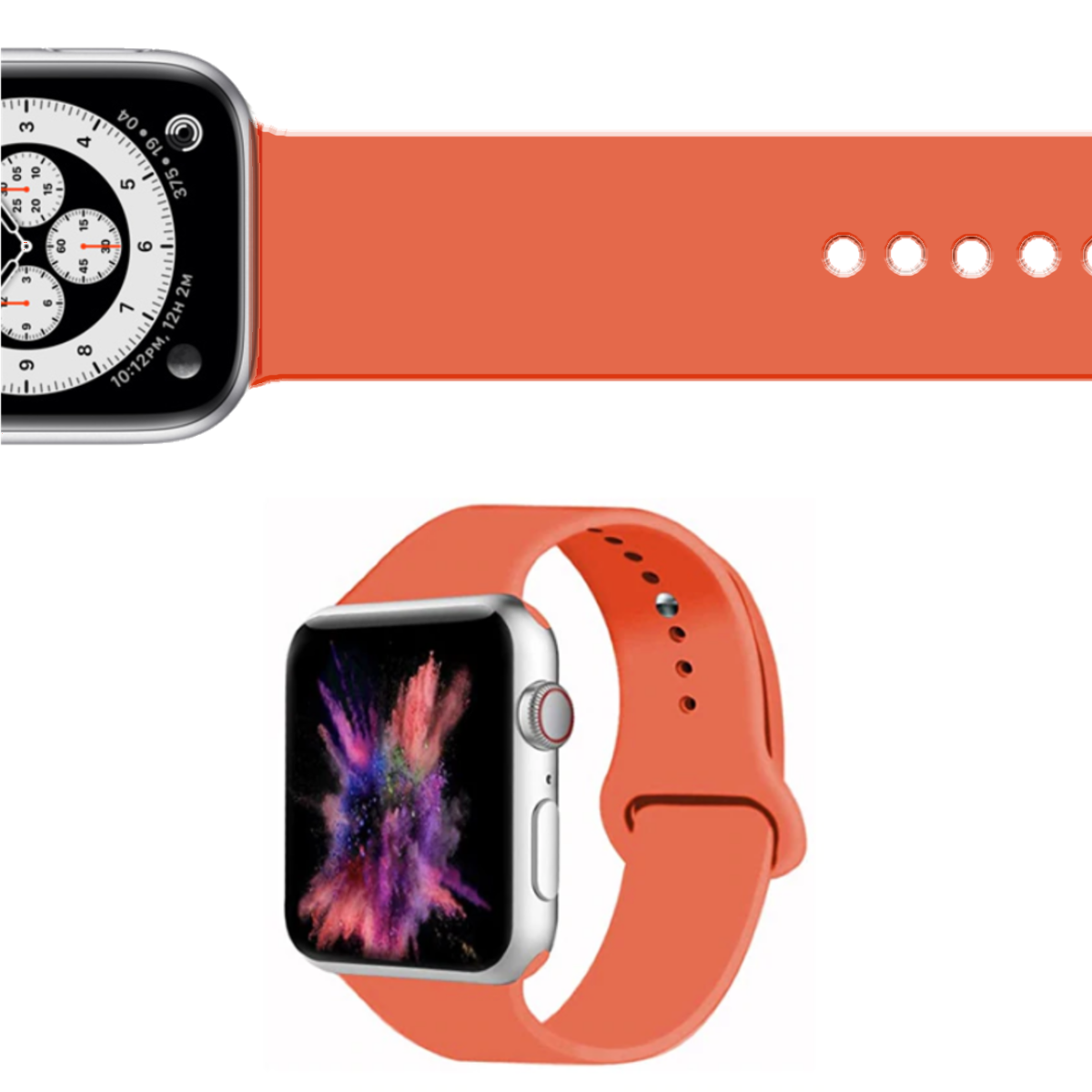 Personalized Colorful Sport Apple Watch Band