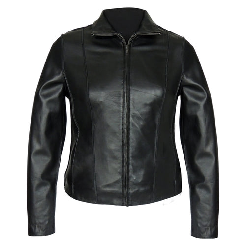 Aaliya Womens Sheepskin Leather Jacket