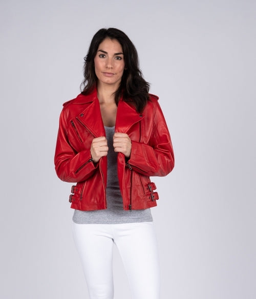 Ava Womens Leather Jacket