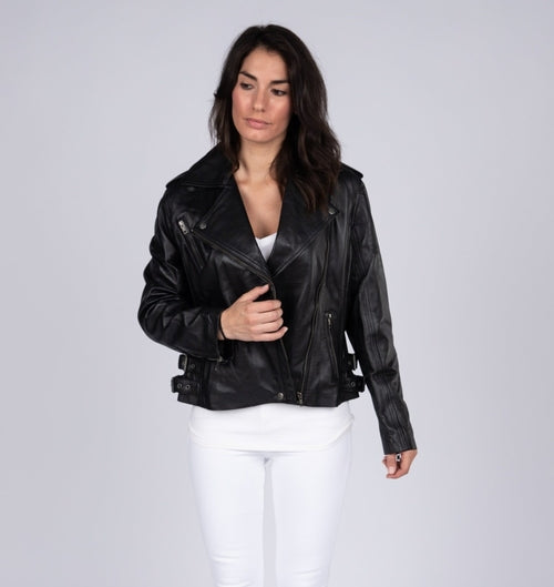 Ava Womens Leather Jacket