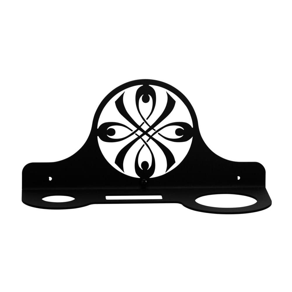 Wrought Iron Ribbon Hair Dryer Holder Rack