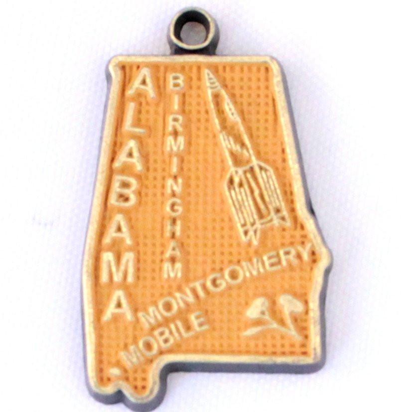 Alabama State Charm Bracelet, Necklace, or Charm Only